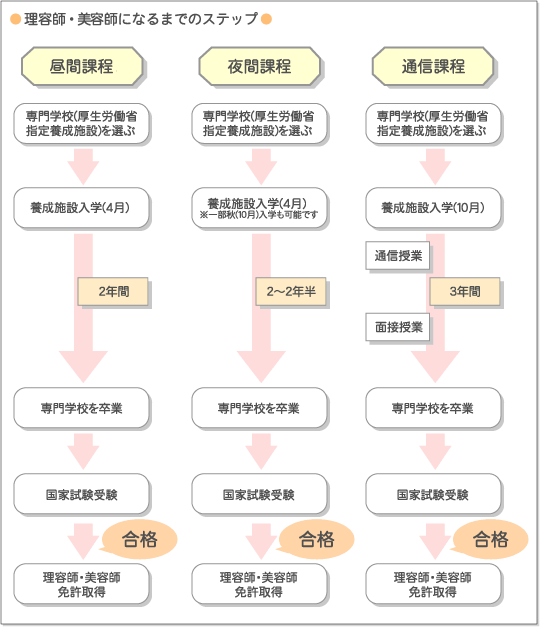 理容師 美容師になるには 美容師になりたい 美容室 ヘアスタイル情報サイト らしさ