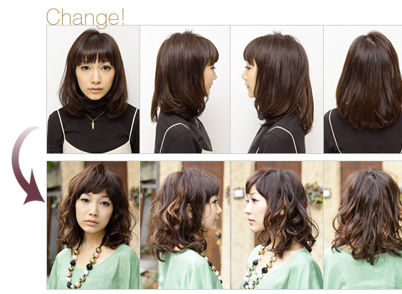 Apishヘアカタログ Style9 ウェーブエクステで強弱を表現したクール