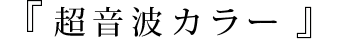 超音波アイロン×ヘアカラー