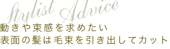 Stylist Adviceư«᤿ɽ̤ȱ«Фƥå