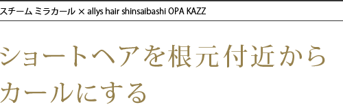 硼ȥإ򺬸նᤫ饫ˤåߥ饫allys hair ضOPA KAZZ