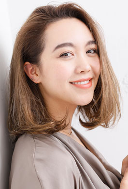 Point.2 分け目を見せない前髪の立ち上がり