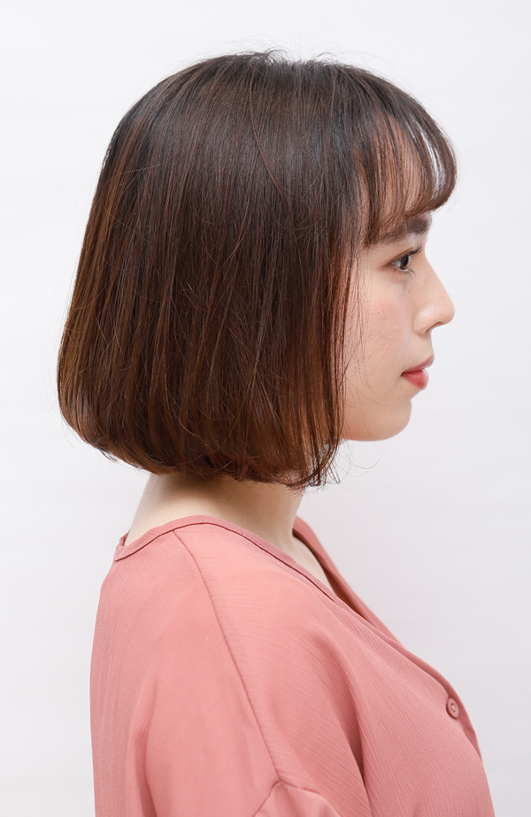 根元を起こしながらドライソフトワックスで動きを出す